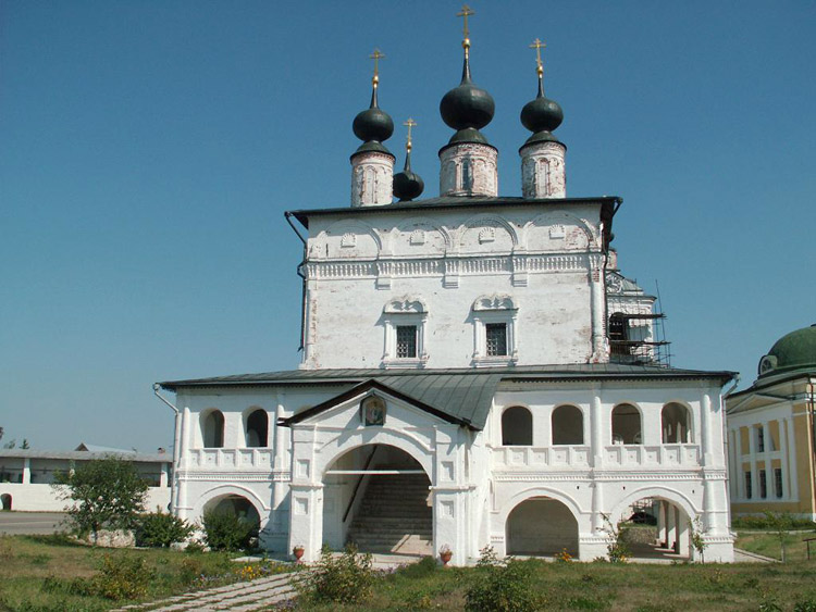 Троицкий Белопесоцкий монастырь. Собор Троицы Живоначальной, Ступино (Ступинский городской округ, Московская область). фасады