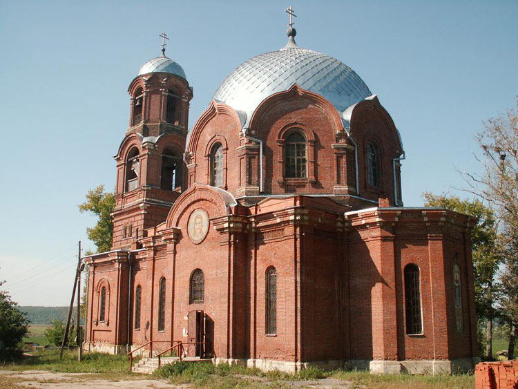 Сосновка. Церковь Покрова Пресвятой Богородицы. фасады