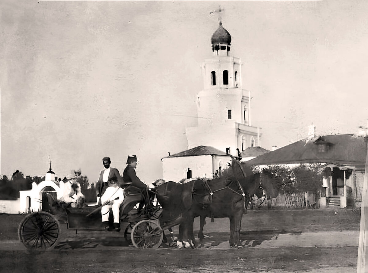 Церковь Вознесения Господня, Сенницы 2-е (Озёрский городской округ, Московская область). архивная фотография, Фото 1900-х годов из приходского архива