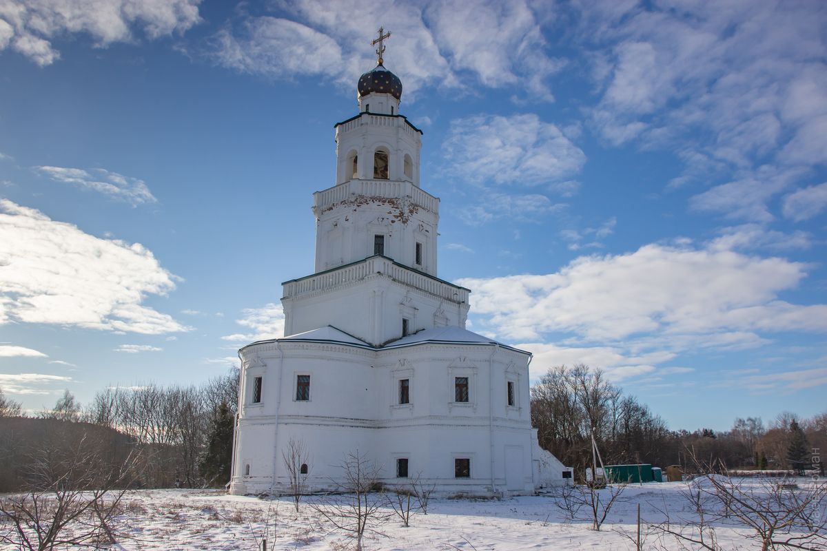 Церковь Вознесения Господня, Сенницы 2-е (Озёрский городской округ, Московская область). фасады, Вид с северо-востока