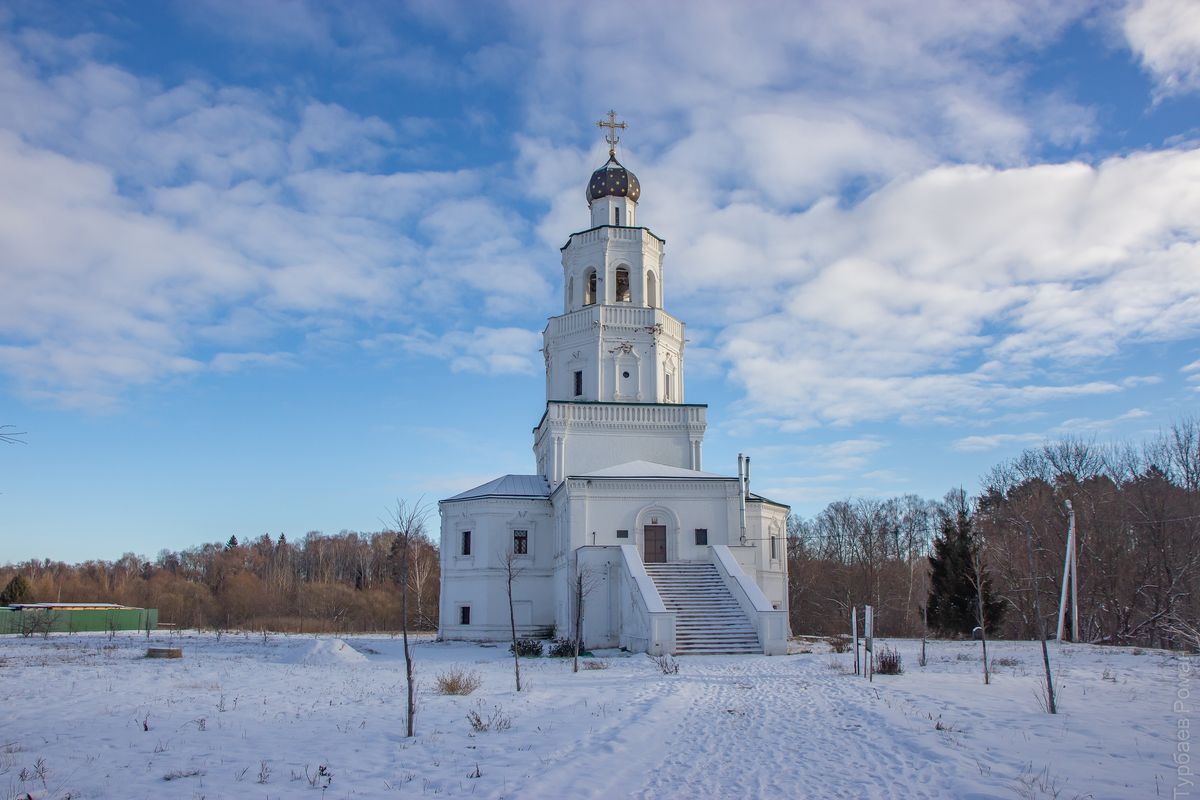 Церковь Вознесения Господня, Сенницы 2-е (Озёрский городской округ, Московская область). фасады, Вид с запада