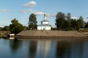 Церковь Илии Пророка, вид с Волги<br>, Золоторучье, Угличский район, Ярославская область
