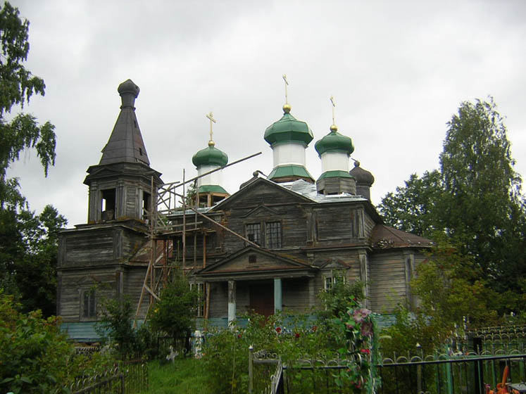 Сяберо. Церковь Спаса Нерукотворного Образа. фасады, 		      