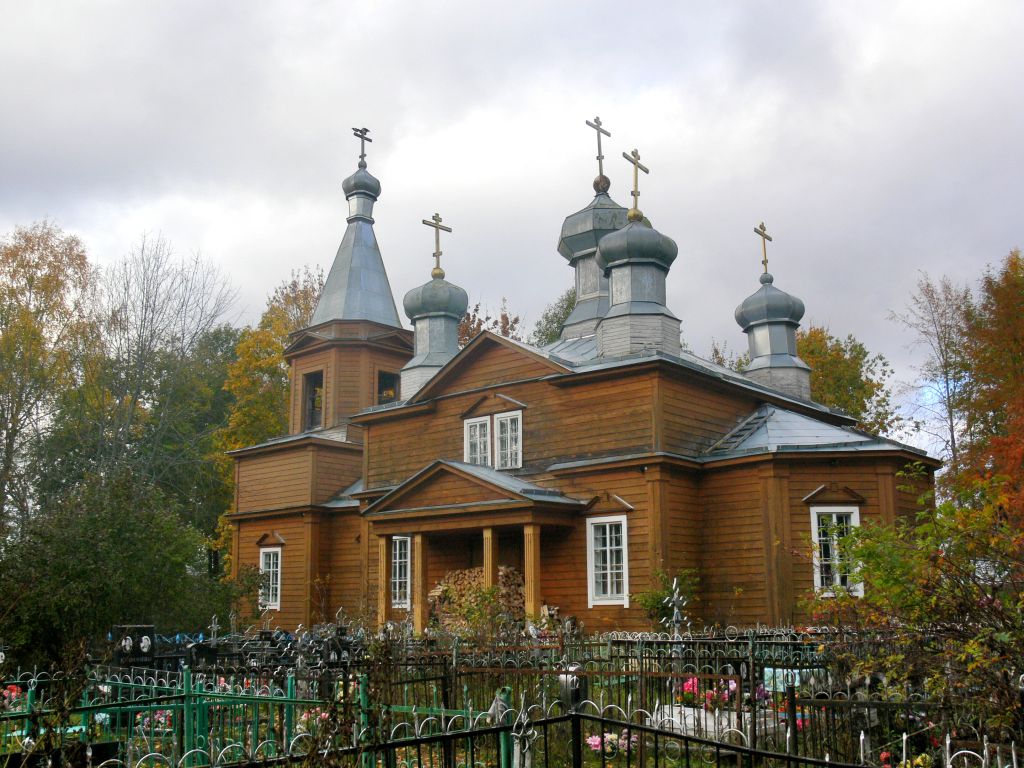 Церковь Спаса Нерукотворного Образа, Сяберо (Лужский район, Ленинградская область). фасады, вид с ю-в