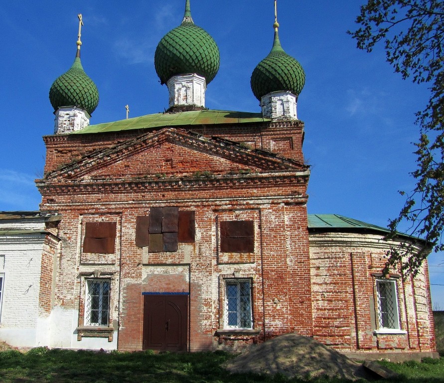 Сопелки. Церковь Ярославских Чудотворцев. фасады, южный фасад (фрагмент)