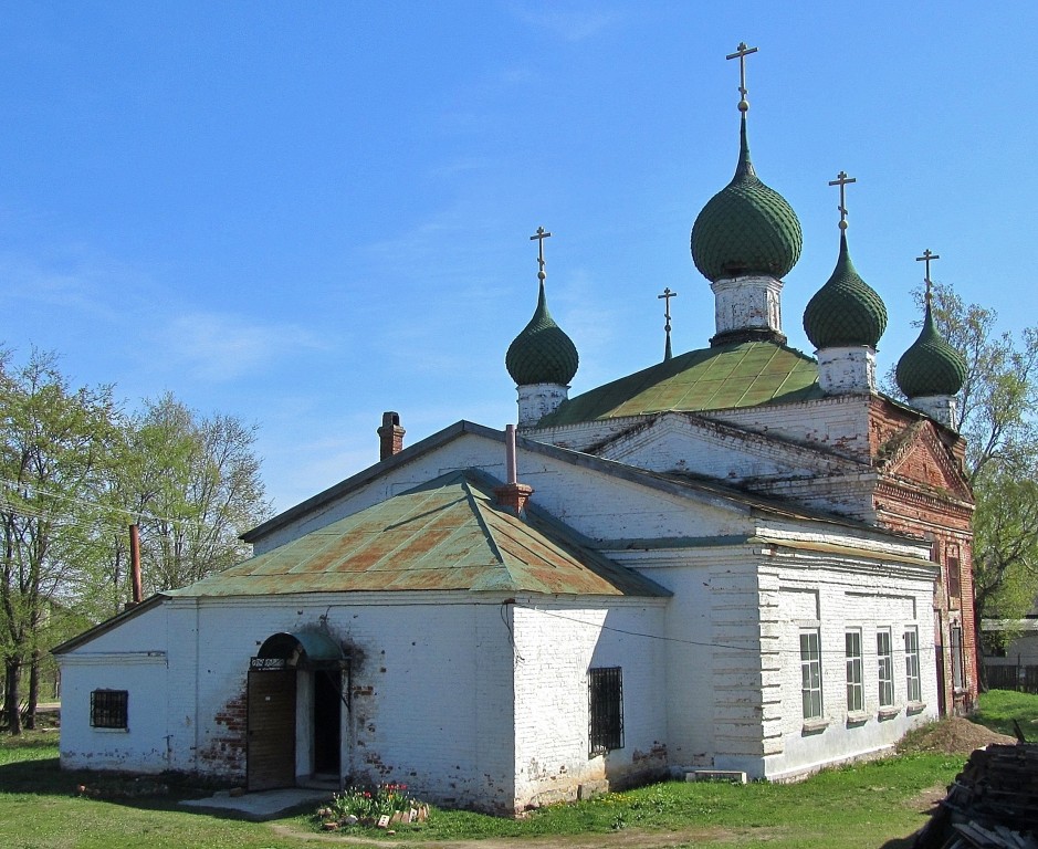 Сопелки. Церковь Ярославских Чудотворцев. фасады, вид с юго-запада