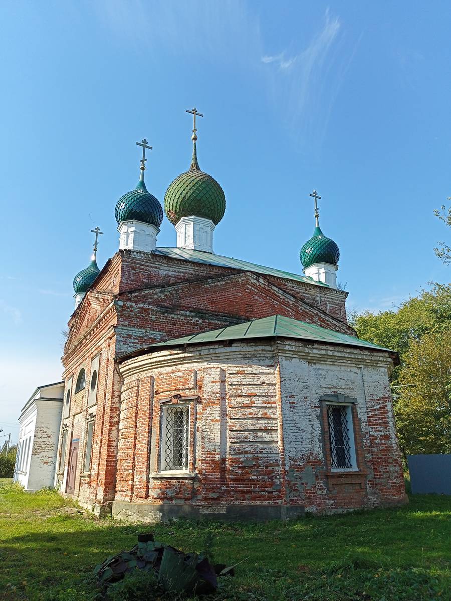 Церковь Ярославских Чудотворцев, Сопелки (Ярославский район, Ярославская область). фасады