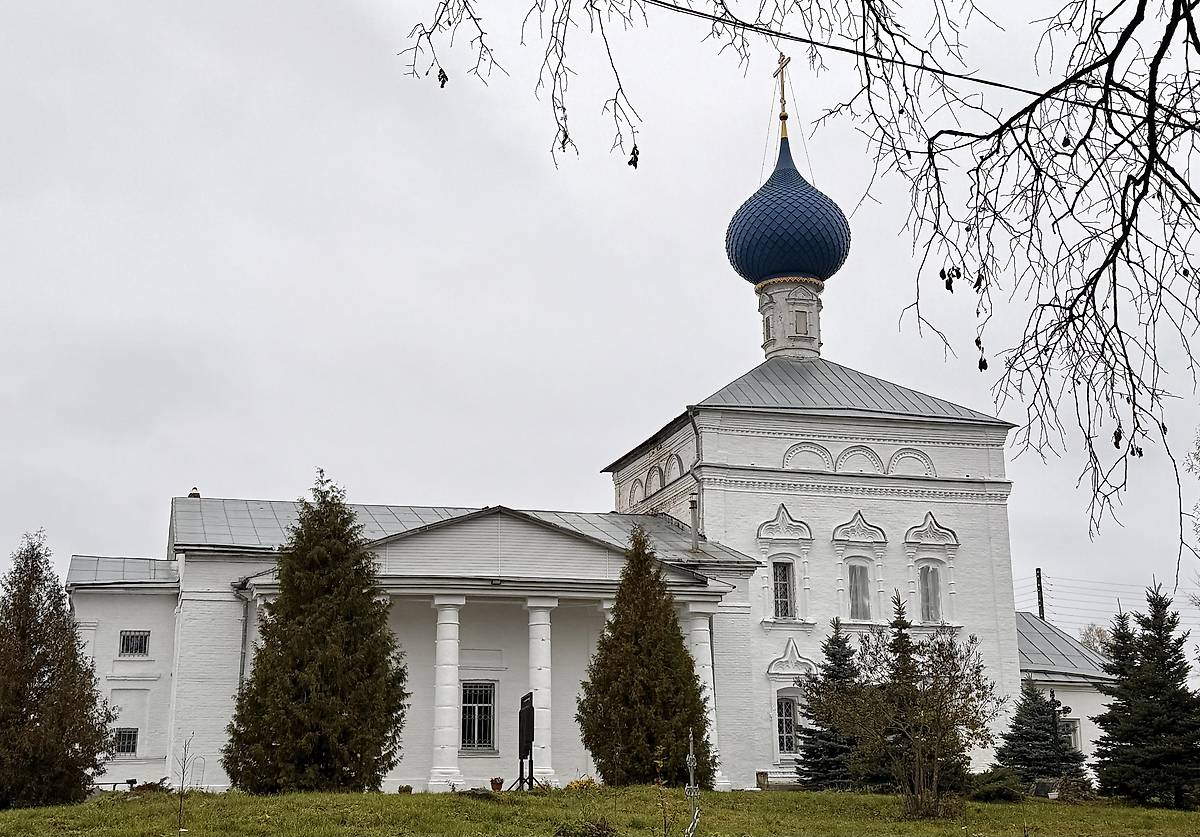 Южный фасад, фасады. Церковь Рождества Пресвятой Богородицы, Туношна (Ярославский район, Ярославская область)