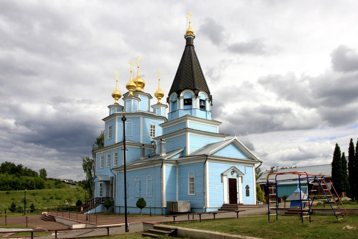 Церковь Казанской иконы Божией Матери, Великий Враг (Кстовский район, Нижегородская область). фасады, Вид с северо-запада.