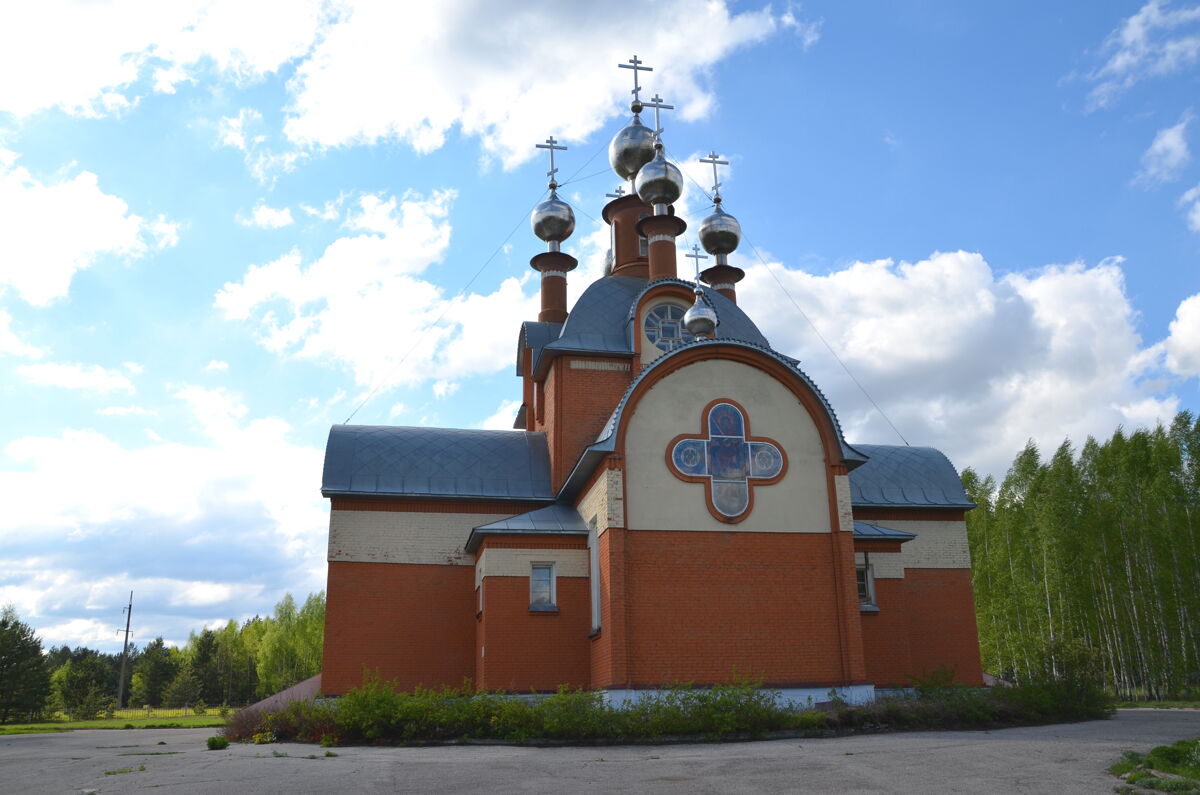 Церковь Димитрия Солунского, Лесной Вьяс (Лунинский район, Пензенская область). фасады, Восточный фасад