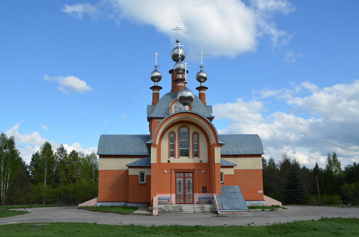 Церковь Димитрия Солунского, Лесной Вьяс (Лунинский район, Пензенская область). фасады, Западный фасад