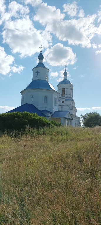 Николо-Пестровка. Церковь Спаса Преображения. фасады, 1741 год постройки