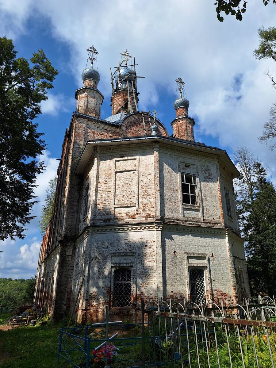 Спасо-Сергиевская церковь, Спас-Нурма (Грязовецкий район, Вологодская область). фасады