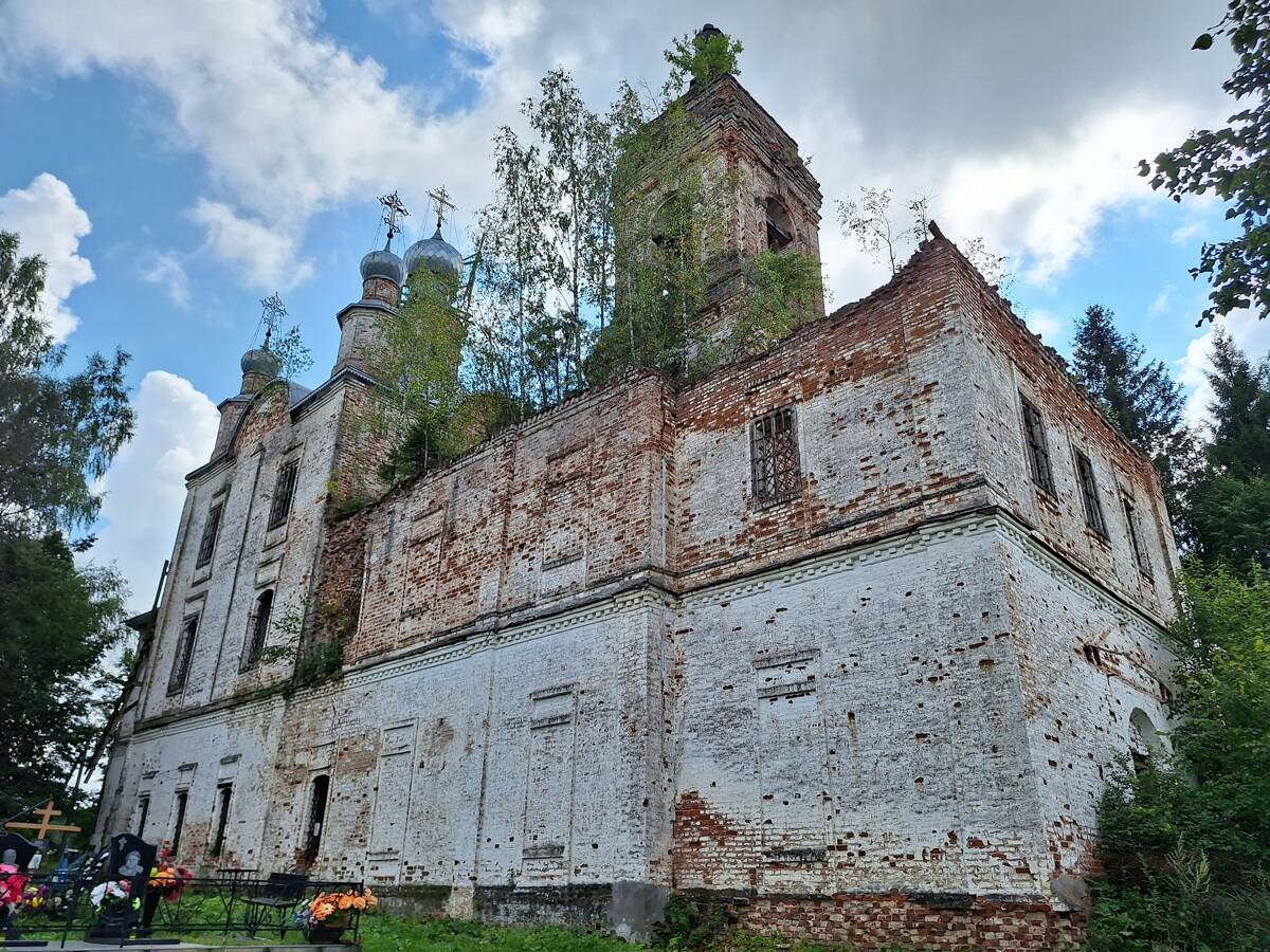 Спасо-Сергиевская церковь, Спас-Нурма (Грязовецкий район, Вологодская область). фасады