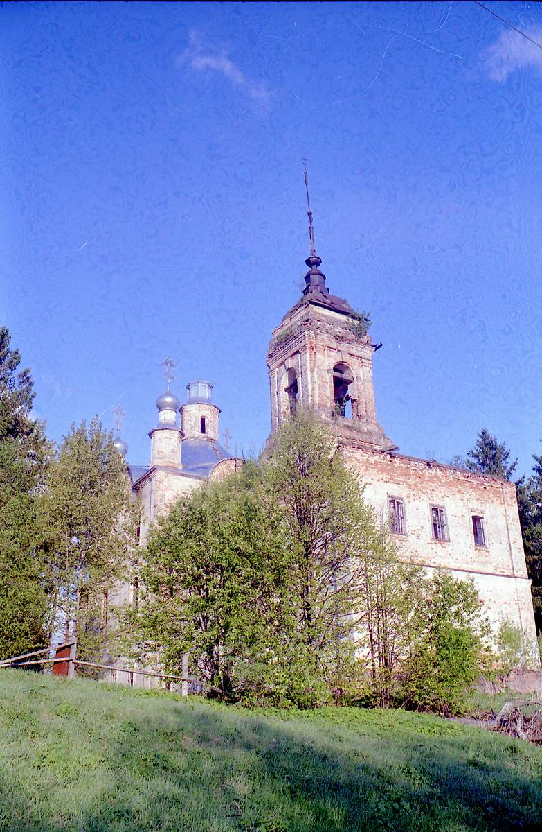 фасады. Спасо-Сергиевская церковь, Спас-Нурма (Грязовецкий район, Вологодская область)