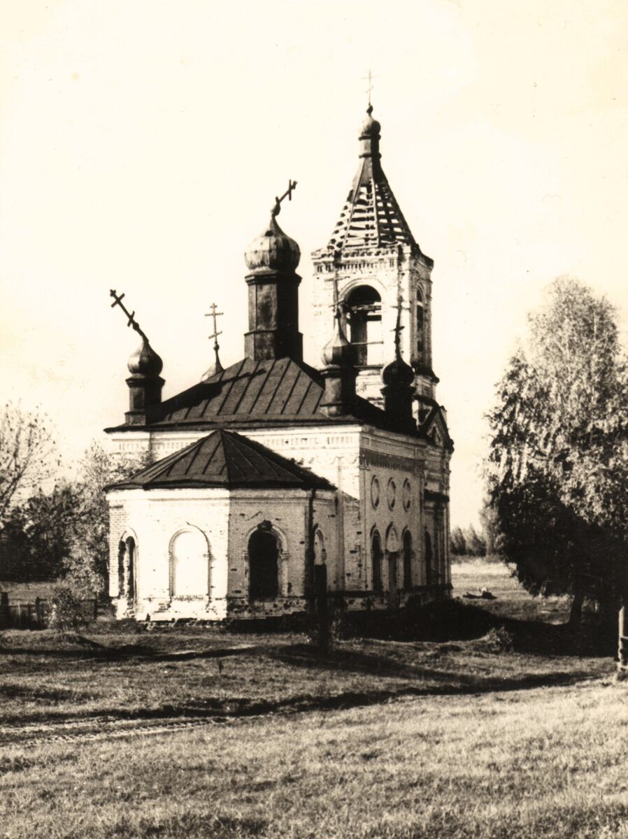 Церковь Троицы Живоначальной, Русино (Ковровский район и г. Ковров, Владимирская область). архивная фотография, Фото 1972 г. из приходского архива