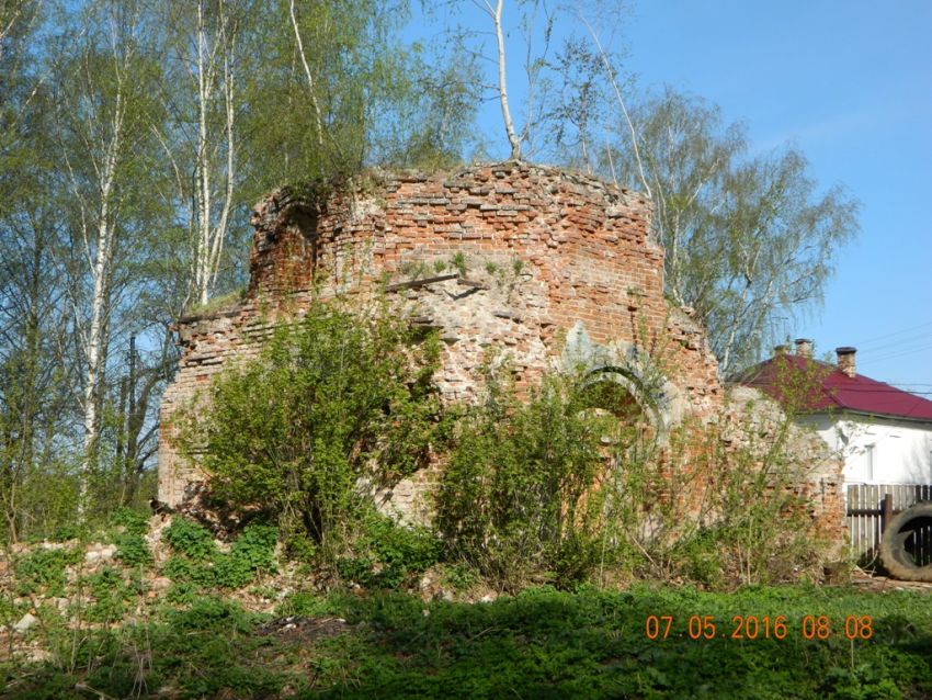 Церковь Троицы Живоначальной, Толбухино (Ярославский район, Ярославская область). дополнительная информация, Разрушенная колокольня