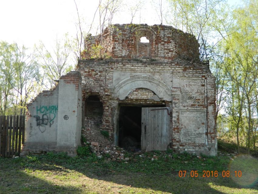 Церковь Троицы Живоначальной, Толбухино (Ярославский район, Ярославская область). дополнительная информация, Разрушенная колокольня
