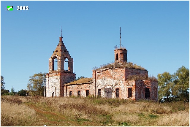Кубаево. Церковь Бориса и Глеба. фасады, Вид с юго-востока