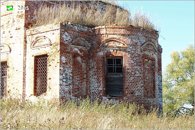 Кубаево. Церковь Бориса и Глеба. архитектурные детали, Апсида