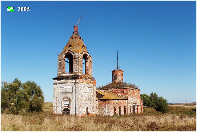 Кубаево. Церковь Бориса и Глеба. фасады, Вид с юго-запада