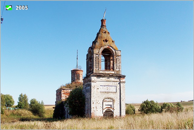 Церковь Бориса и Глеба, Кубаево (Юрьев-Польский район, Владимирская область). фасады, Вид с северо-запада