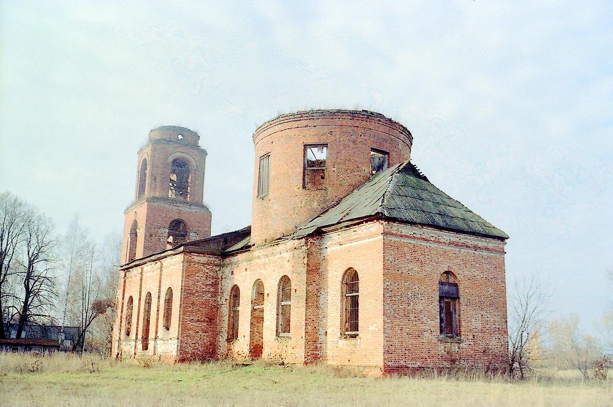 фасады. Церковь Успения Пресвятой Богородицы, Колчино (Людиновский район, Калужская область)