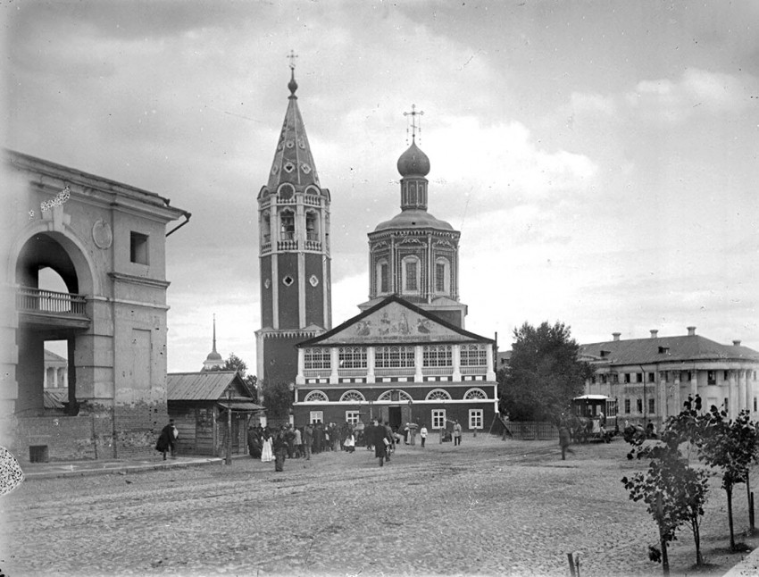 Саратов. Кафедральный собор Троицы Живоначальной. архивная фотография, «Альбом ‘Волга от истока до Каспия’» Фото 1894 года