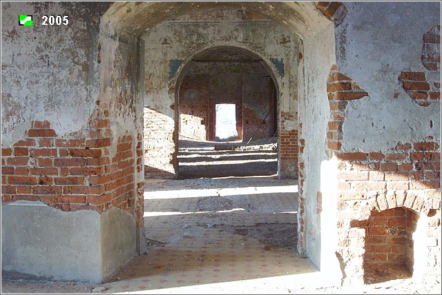 Церковь Космы и Дамиана, Кузьмадино (Юрьев-Польский район, Владимирская область). интерьер и убранство, Интерьер, общий вид на запад