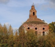 Церковь Космы и Дамиана, Основной объем, вид с юго-запада<br>, Кузьмадино, Юрьев-Польский район, Владимирская область