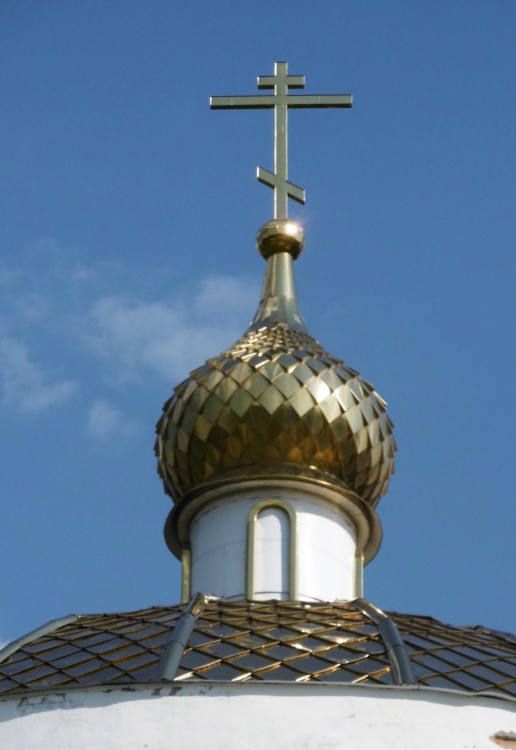 Столыпино. Церковь Михаила Архангела. архитектурные детали, Завершение основного объема храма