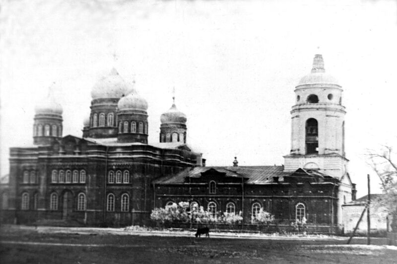 Собор Покрова Пресвятой Богородицы, Наровчат (Наровчатский район, Пензенская область). архивная фотография, Покровский собор. Начало 20-го века narovchat.blagochin.ru