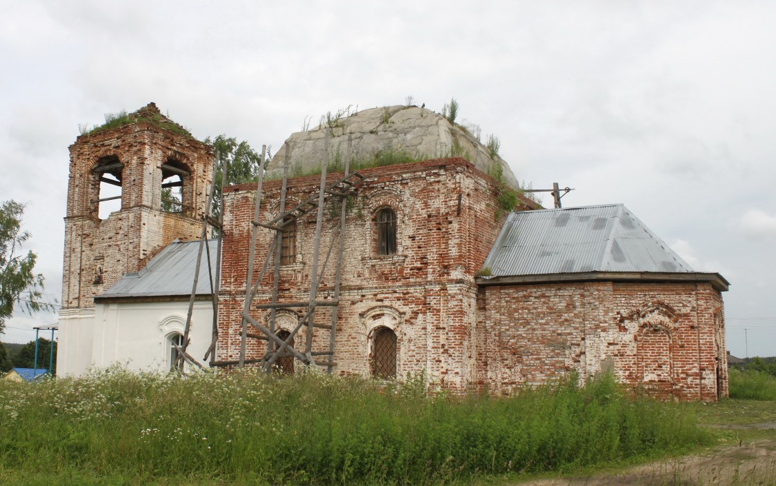 Крутово. Церковь Благовещения Пресвятой Богородицы. фасады, Церковь Благовещения Пресвятой Богородицы в Крутово