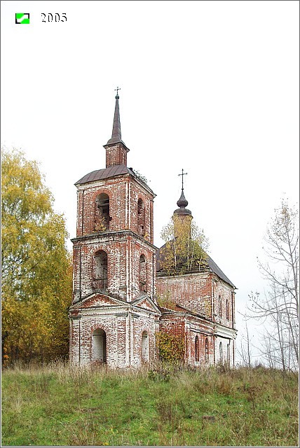 Церковь Покрова Пресвятой Богородицы, Маринино (Ковровский район и г. Ковров, Владимирская область). фасады, Вид с юго-запада