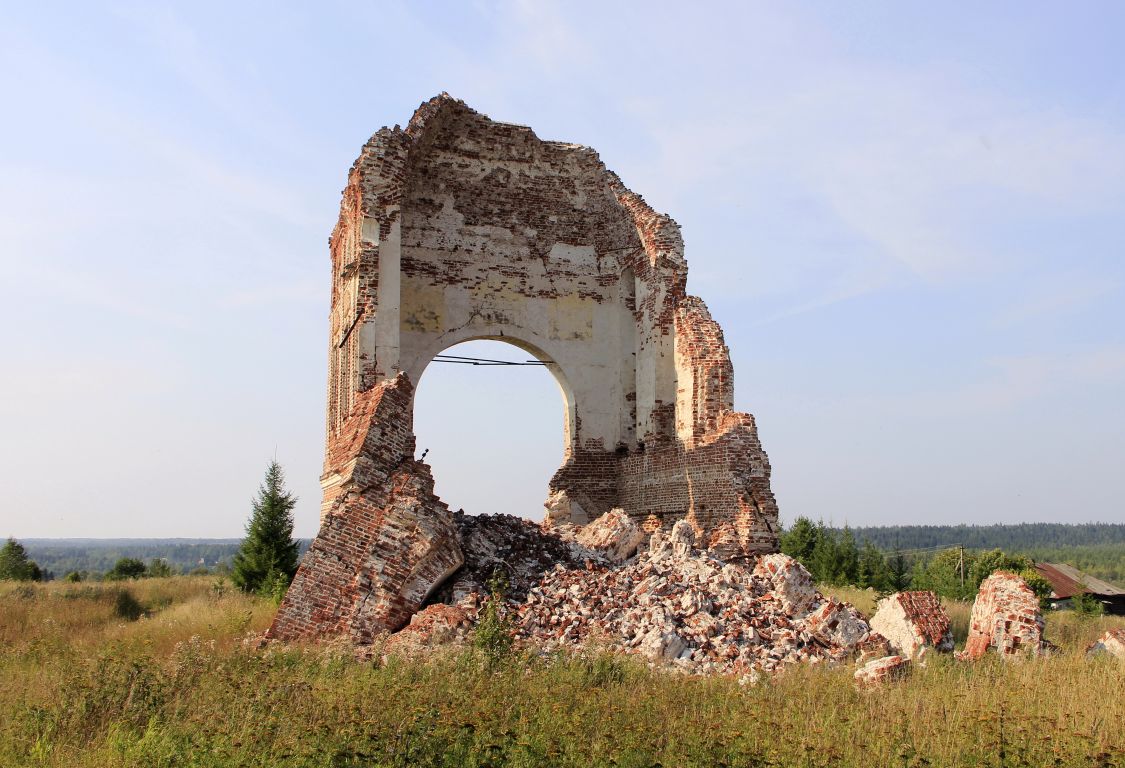 Церковь Воскресения Христова, Андреевское (Бабушкинский район, Вологодская область). фасады