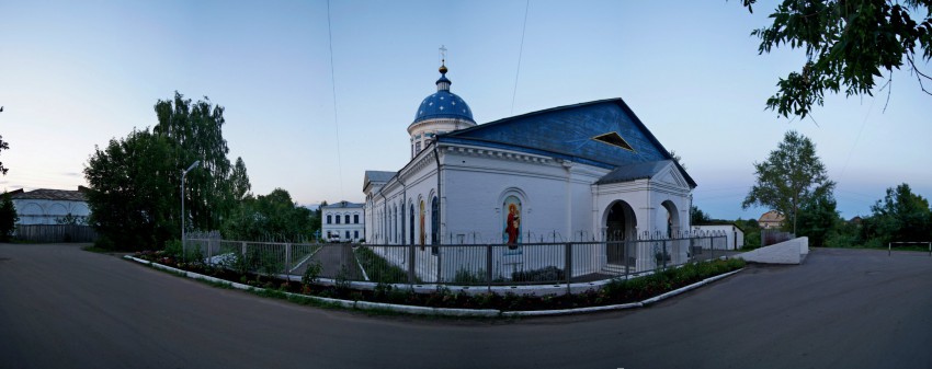 Котельнич. Собор Николая Чудотворца. фасады, Панорама вечером