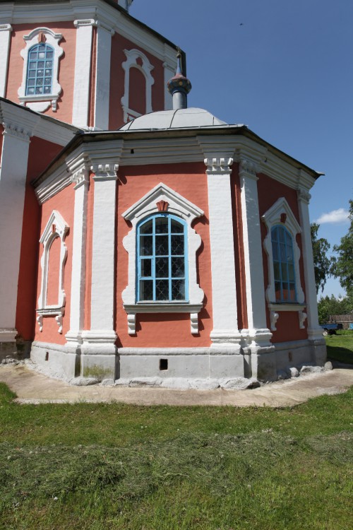 Церковь Казанской иконы Божией Матери, Верхние Котицы (Осташковский городской округ, Тверская область). архитектурные детали