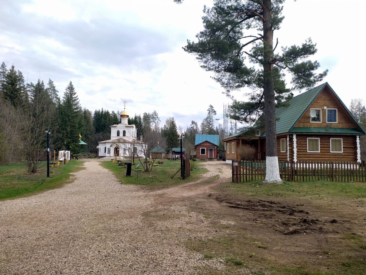 Спасо-Преображенский скит, Оковцы (Селижаровский район, Тверская область). общий вид в ландшафте