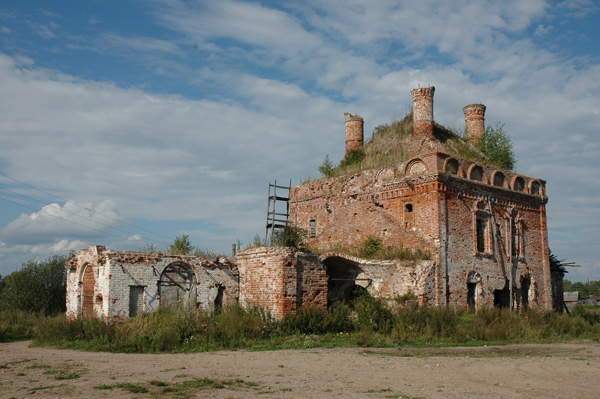 Любим. Церковь Троицы Живоначальной. фасады, 		      