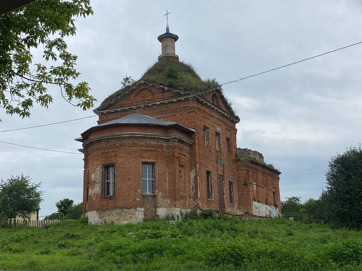 Церковь Казанской иконы Божией Матери, Осиновая Гора (Тула, город, Тульская область). общий вид в ландшафте