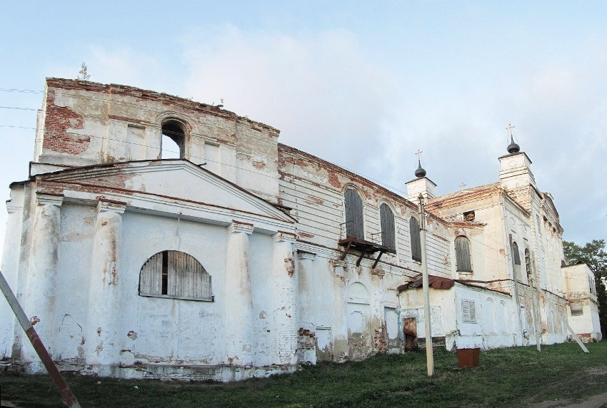 Собор Сретения Господня, Никольск (Никольский район, Вологодская область). фасады, южный фасад, вид с юго-запада