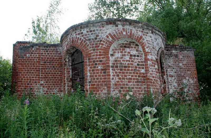 Фёдоровское. Церковь Покрова Пресвятой Богородицы. фасады, восточный фасад