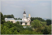 Богородице-Рождественский мужской монастырь. Церковь Александра Невского в колокольне, Вид с юго-запада, со смотровой площадки около Дмитриевского собора<br>, Владимир, Владимир, город, Владимирская область