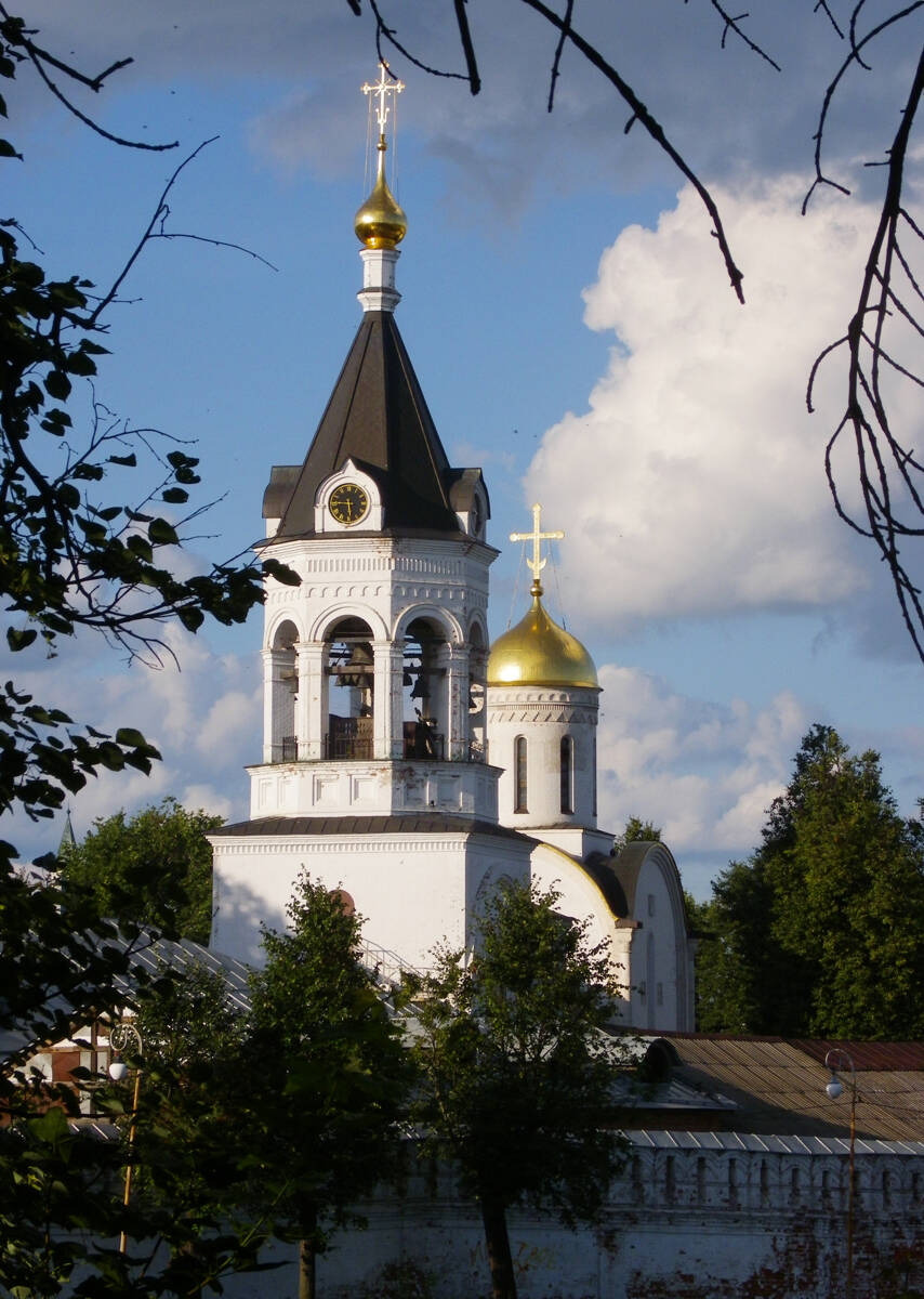 Богородице-Рождественский мужской монастырь. Церковь Александра Невского в колокольне, Владимир (Владимир, город, Владимирская область). фасады
