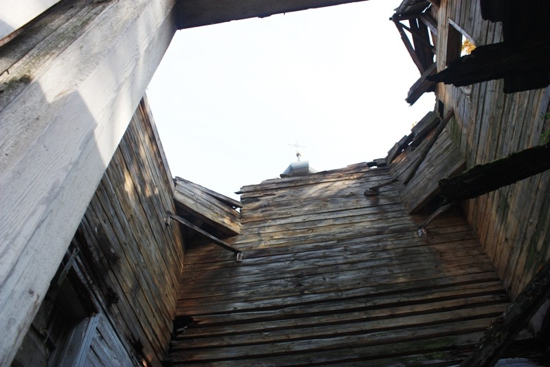 Церковь Михаила Архангела, Крапивна (Климовский район, Брянская область). дополнительная информация, взгляд изнутри