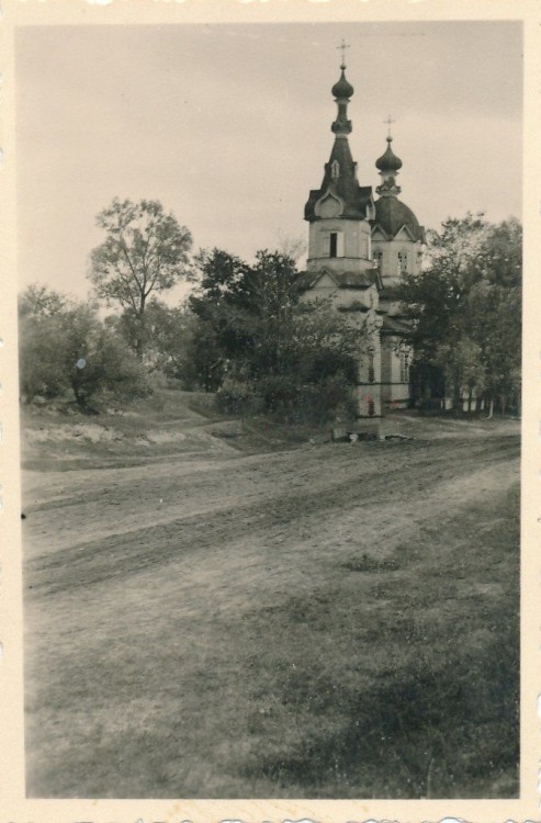 Крапивна. Церковь Михаила Архангела. архивная фотография, Фото 1942 г. с аукциона e-bay.de