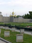 Церковь Всех Святых на Мамаевом кургане, Церковь со стороны мемориального кладбища<br>, Волгоград, Волгоград, город, Волгоградская область