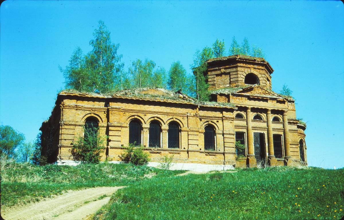 фасады. Церковь Покрова Пресвятой Богородицы, Волковичи (Заокский район, Тульская область)