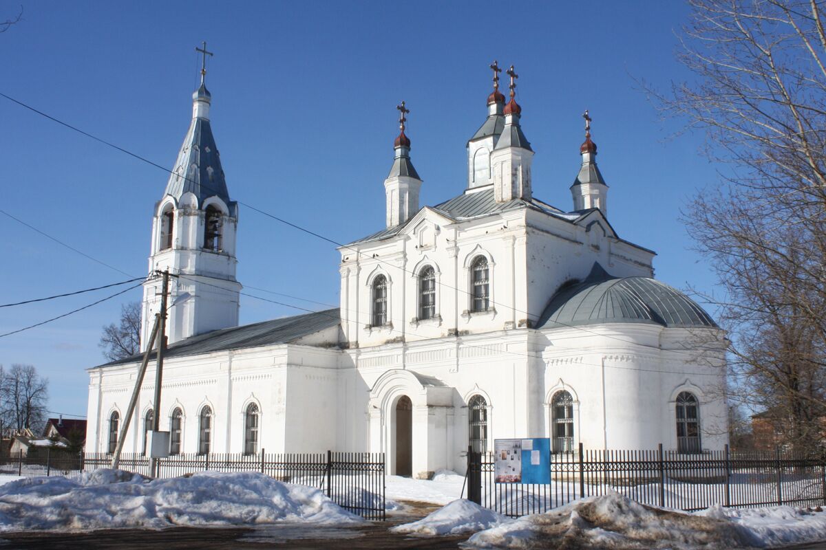 Церковь Воскресения Словущего, Раменье (Шаховской городской округ, Московская область). фасады