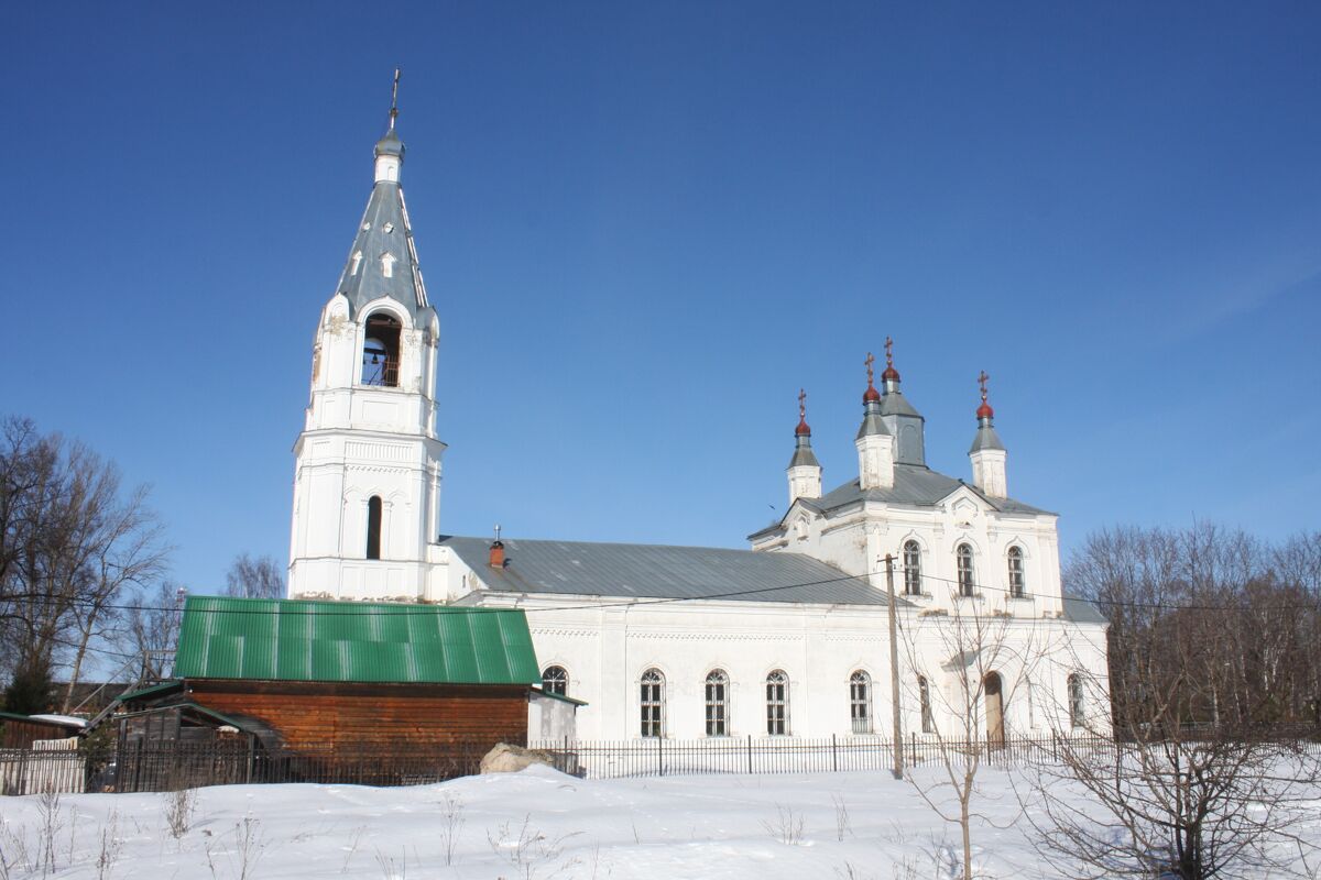 Церковь Воскресения Словущего, Раменье (Шаховской городской округ, Московская область). фасады